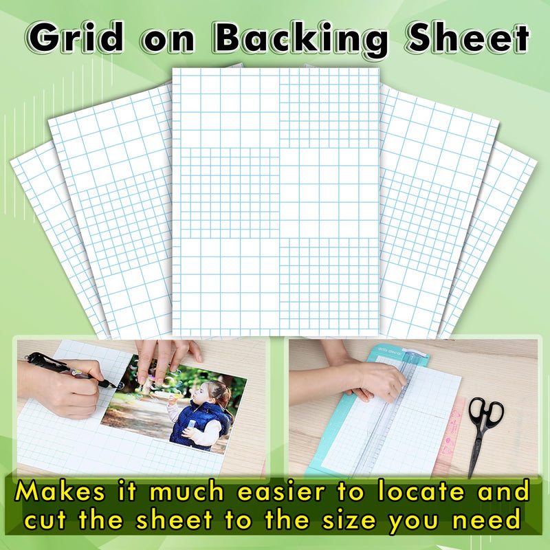 Koala Self Adhesive Laminating Sheets - 9 x 12 Inch Self Laminating Sheets, No Machine Needed Clear Self Sealing Laminate Sheets for Stickers, Photos - 20 Sheets