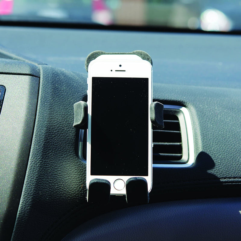 Alpena Hug Buddy Air Vent Universal Car Cell Phone Holder, Adjustable, Mount Compatible with iPhone, Samsung Galaxy, LG, Google, Nexus 5X, and Most Smartphones, Bamboo the Panda