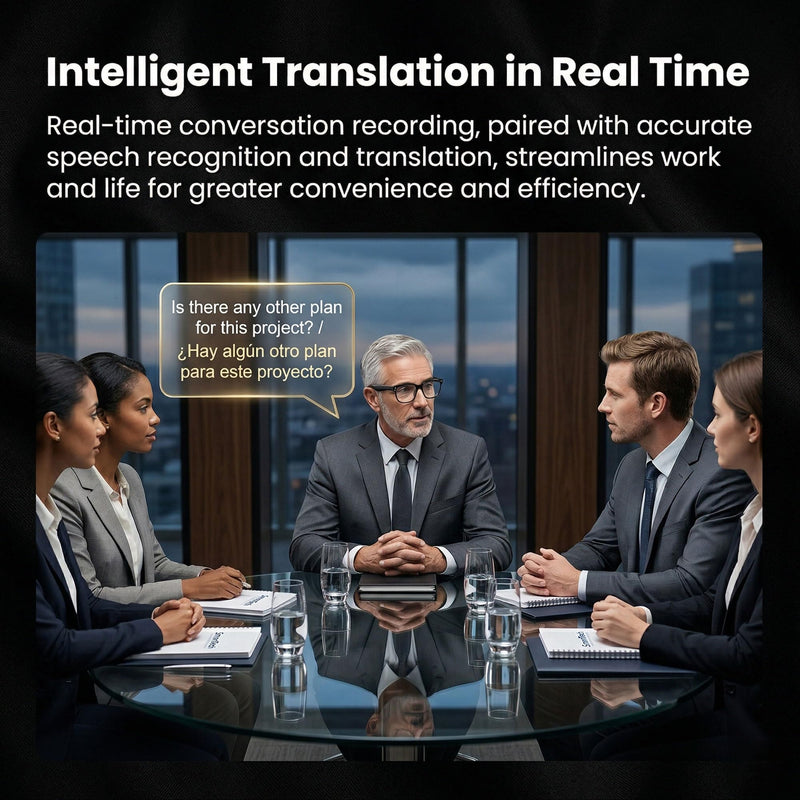 AI Smart Glasses 1080P Camera Translator Bluetooth Photochromic Lens | Record crisp 1080P HD first-person POV video anytime M02