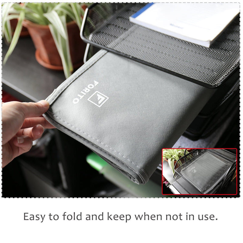 23" 24" 25" Univesal Monitor Dust Cover Scratch Resistance Nonwoven Full Body Sleeve for 23" 24" 25" Computer Monitor LED LCD Screem (Size: 24W x 18H x 3D)-Gray 23-25 Inch 23-25" -Gray