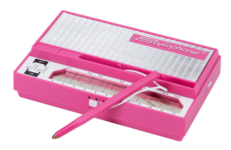 Stylophone Pink - The Original Pocket Electronic Synthesizer - Special Edition | Synth Musical Instrument | Synthesizer Keyboard | Stylophone Instrument