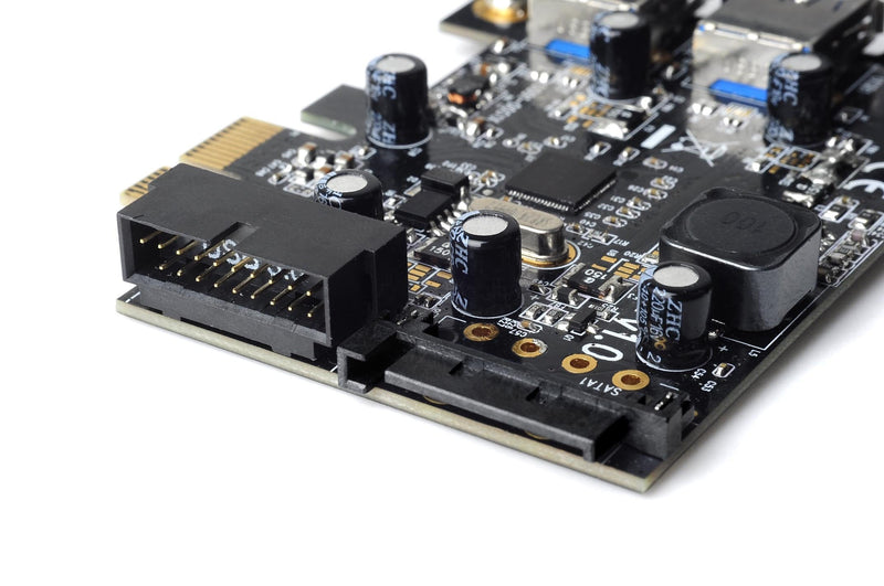 Silverstone Tek PCI Express Card with Two USB 3.0 External Ports and Internal 19-Pin Dual Port Connector (EC04-E)