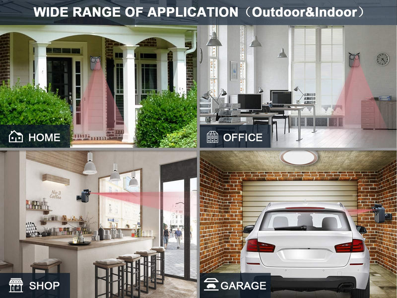 [AUSTRALIA] - Driveway Alarm- 1/2 Mile Long Range Wireless Driveway Alarm Weather Resistant Motion Sensor&Detector-DIY Security Alert System-Monitor&Protect Outdoor/Indoor Property - 1 Receiver and 1 Sensor 1 Receiver+ 1 Sensor 