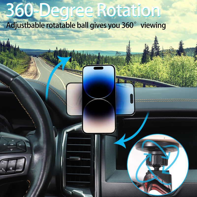 Lcojicep Mobile Phone Holder the Navigation screenCompatible with Ford Ranger 2015-2021 Car Phone Mount Accessories, Central Control Vent Mobile Phone Holder (Left Style E) Left style E
