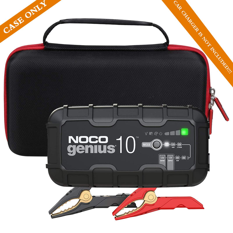 FBLFOBELI Hard Travel Case Compatible with NOCO GENIUS10, 10-Amp Fully-Automatic Smart Battery Charger (Case Only) for NOCO GENIUS10