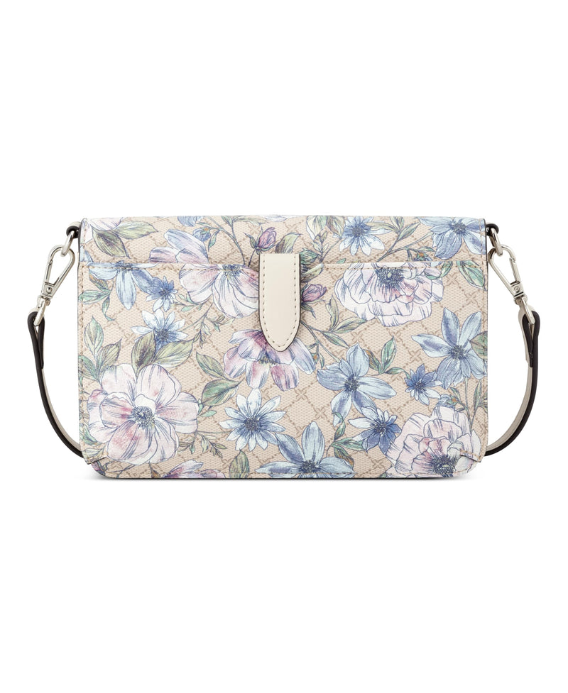 Nine West Luela Phone Small Floral Logo Milk
