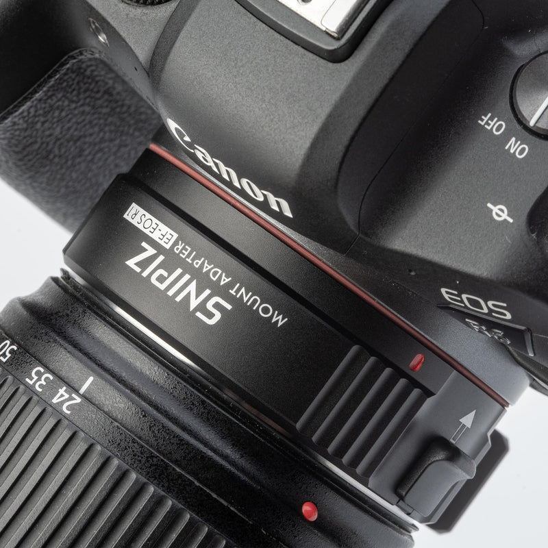Lens Mount Adapter EF-EOS R Auto-Focus Lens Converter Compatible with Canon EF/EF-S Lens for Canon R Mount Camera EOS R, RP, R3, R5, R6, R6II, R7, R8, R10, R50, R100