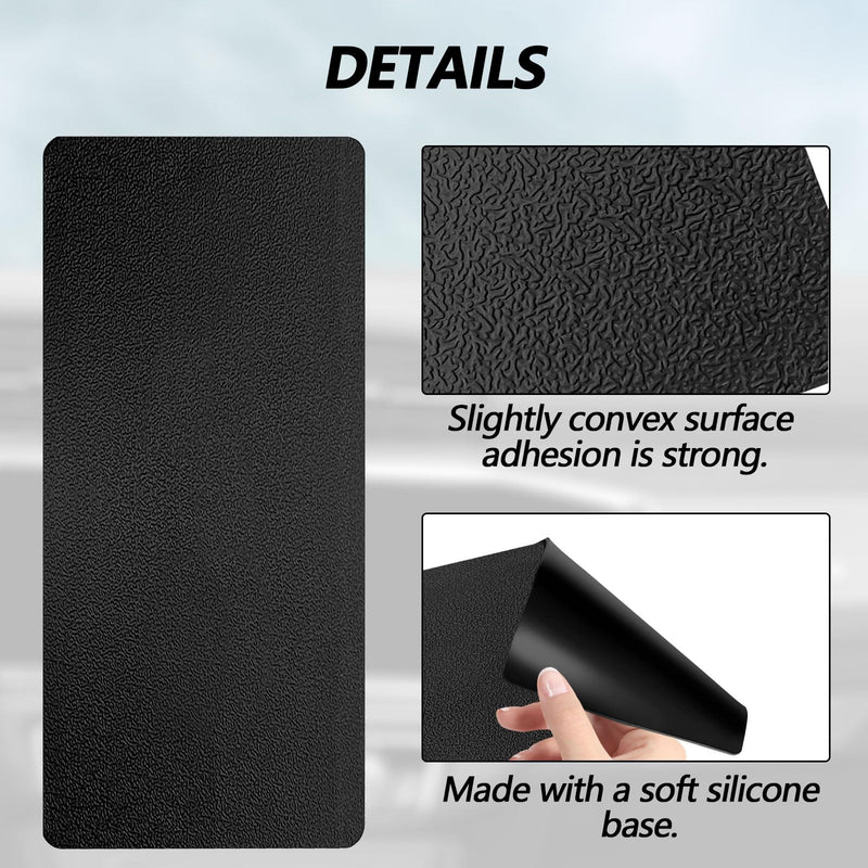 Dashboard mat Rubber Non-Slip mat, Leather Texture 10.6"*5.9" Size car Non-Slip mat, car Dashboard Accessories for car Interior Organizer. 10.6"*5.9" Leather texture