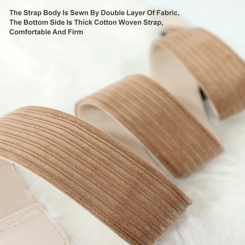 [AUSTRALIA] - Guitar Strap 2 inch Corduroy Guitar Straps with Full Grain Leather End, for Bass Electric and Acoustic Guitars, Free Strap Button, 2 Strap Locks and 4 Guitar Picks Corduroy Series Light Camel 
