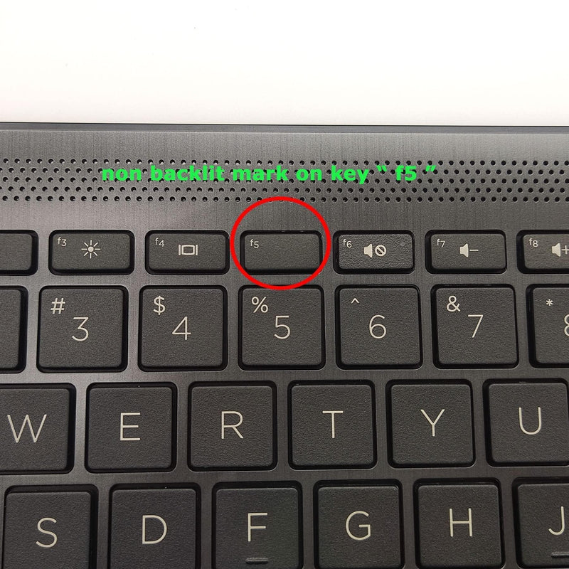 Palmrest with Non-Backlit Keyboard for HP 14Z-DK 14-DK 14-CF 14S-CF 14-DF