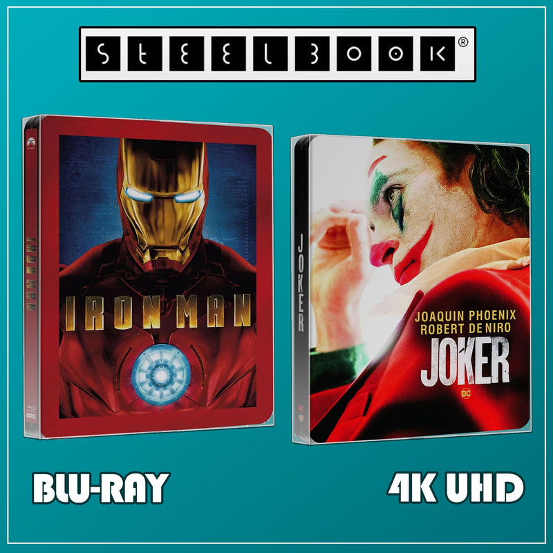 MALKO 10 Pack Steelbook Protector Case. Compatible with: 4K UHD | Blu-Ray | Arrow Video w/Slipcover | Criterion Blu Ray Case | PS3 PS4 PS5 Games & Steelbooks 10 Pack - Steelbook