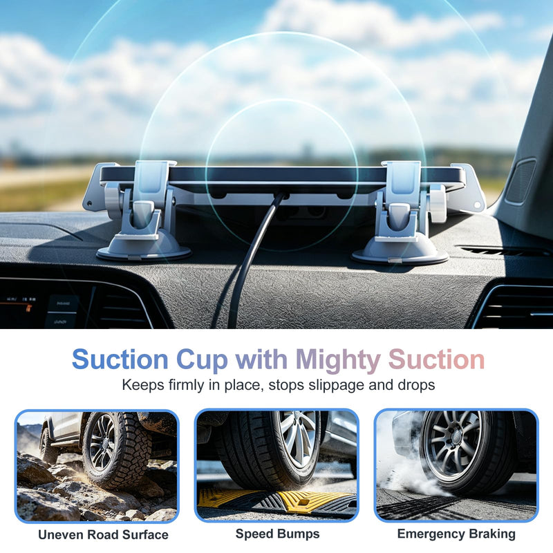 Starlink Mini Car Mount for Dashboard, Star-Link Mini Dash Mount | for Starlink Mini Suction Cup Mount for Car Dashboard & Windshield Suitable Most Vehicles and Ensures Stable Satellite Signal