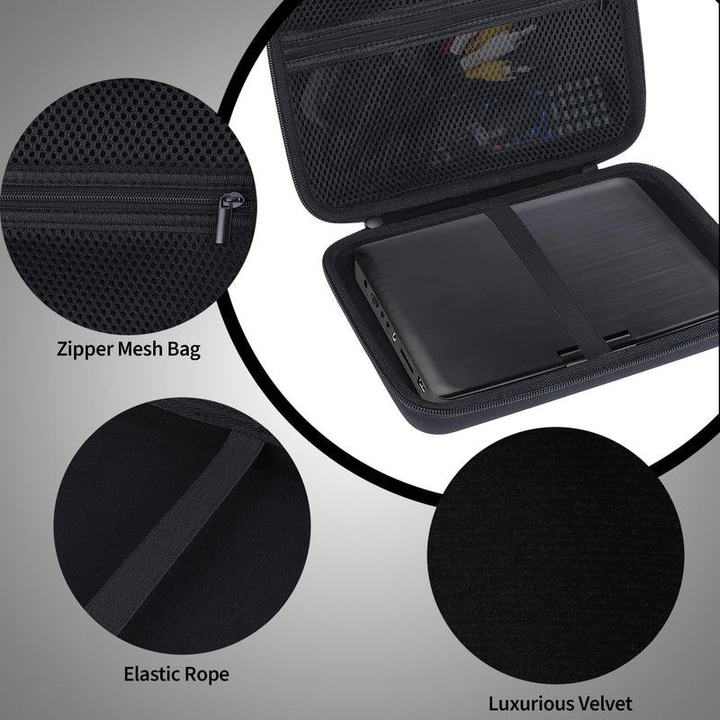 [AUSTRALIA] - DVD Player Case Compatible with 9.5" | 10.5" YOTON/POFOTO/WONNIE/PJGCWB Portable DVD Player (Black) Black 