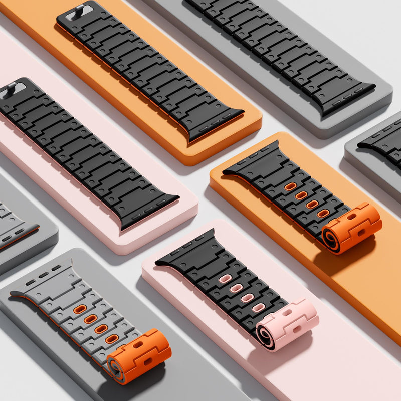 Bandletic Magnetic Band and Fidlock Mag Strap Compatible with Apple Watch