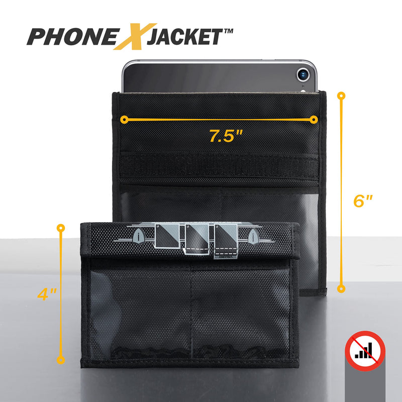 Faraday Defense Faraday Bag Jacket for All Cell Phones - Military Grade, Law Enforcement, Executive Privacy, Travel & Data Security.