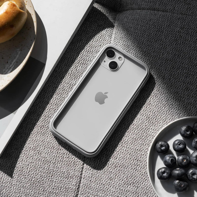 RhinoShield Bumper Case Compatible with [iPhone 15 Pro] | CrashGuard - Shock Absorbent Slim Design Protective Cover 3.5M / 11ft Drop Protection - Black iPhone 15 Pro - Black