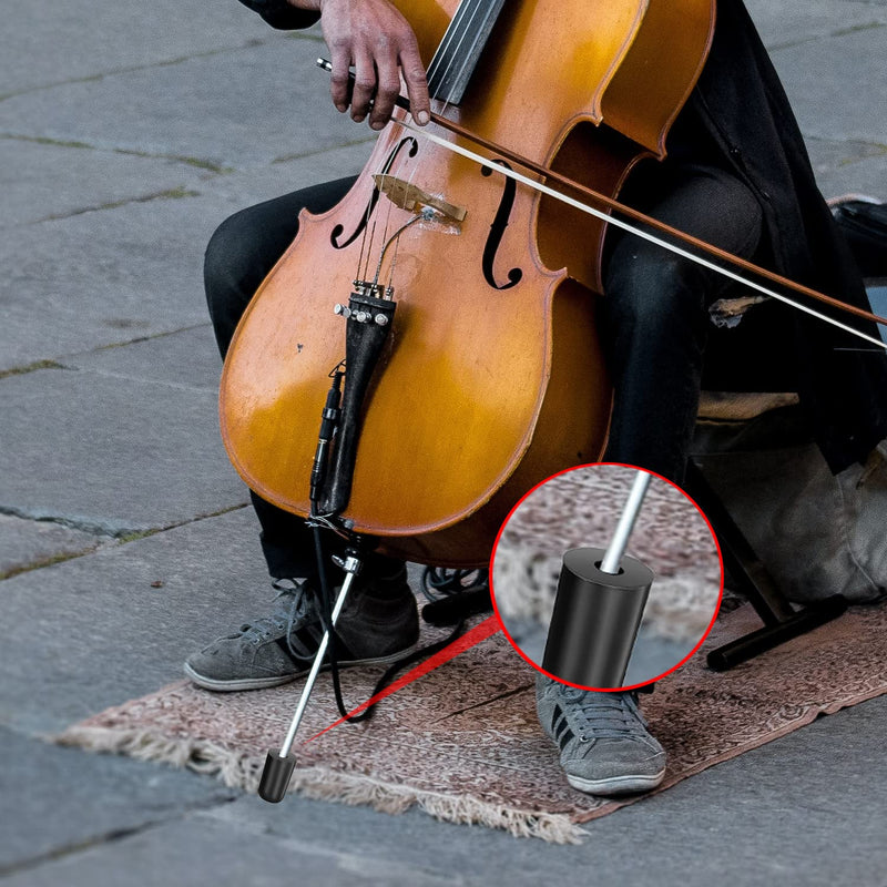 5 Pcs Cello Endpin Anchor Stopper Include Cello Adjustable Strap Rest Cello Endpin Non Slip Stand Holder 3 Pcs Rubber Tip Floor Protector for Cello Bass Performance Accessories