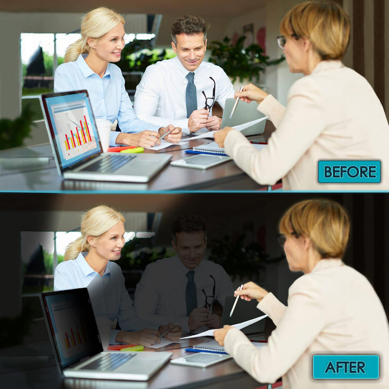 Privacy Screen Filter for 15.6 Inches Laptop, Anti-Glare and Anti Blue Light Screen Protector