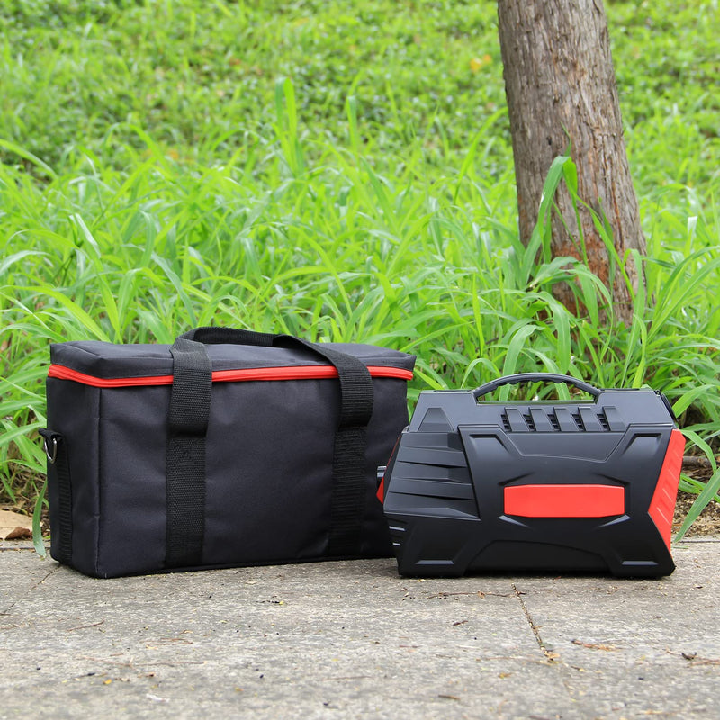 Carrying Case Bag for Outdoor Camping Travel, Compatible with Apowking HP500 Portable Power Station, Storage Case with Inner Pocket for Charging Cable and Accessories(HP500 NOT INCLUDED)