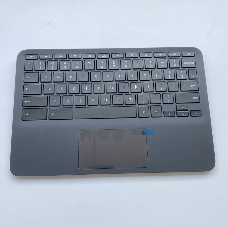 Replacement for HP Chromebook 11 G8 EE Laptop Upper Case Palmrest Keyboard Touchpad Assembly Part L90339-001 Top Cover
