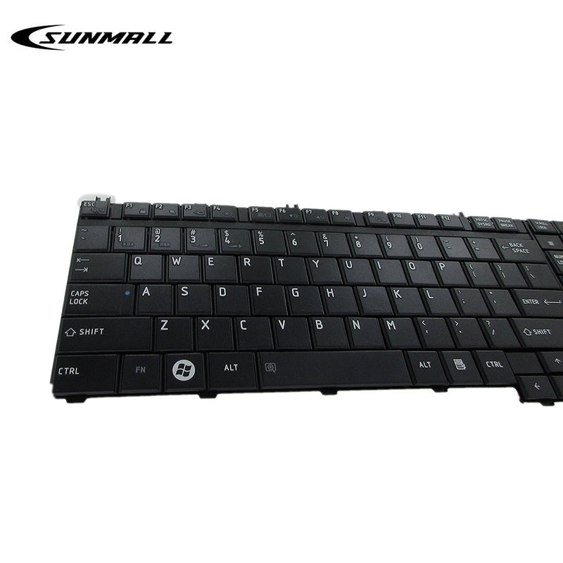 SUNMALL US Layout Laptop Keyboard Replacement for Toshiba Qosmio A500 A505 G50 G55 X300 X305 X500 X505 L350 L350s L355 L355s L500 L505 L511 L512 L515 L516 L517 L550 L555 L581 L582 P300 P305 P500 P505