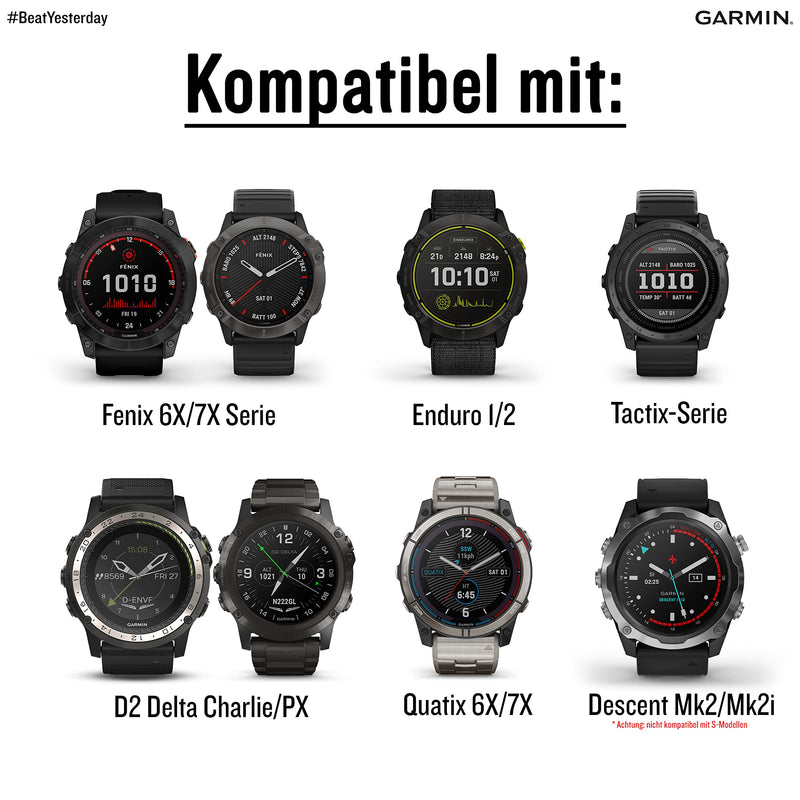 Garmin Schnellwechsel-Armband Black 26 millimeters Modern