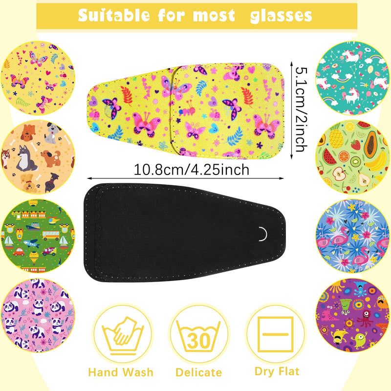 8 Pcs Eye Patches for Kids, Eyepatch for Glasses to Cover Either Eye Cartoon Eye Patching Fabric Patch for Kids Boys Girls(Cute Style) Cute Style