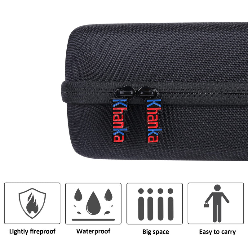 Khanka Hard Travel Case Replacement for Halo Bolt 58830/57720 / Air 58830 / ACDC Max 55500 mWh Portable Emergency Power Kit, Portable Phone Laptop Charger, Case Only (Black) Black