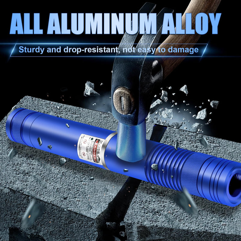 Green Laser Pointer, Long Range 20000 Feet Green Laser Pointer High Power with Star Cap for Night Astronomy Outdoor Camping Hunting