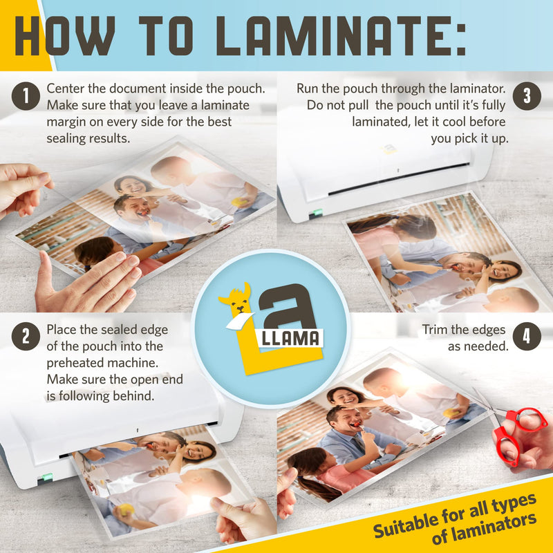 Matte Thermal Laminating Pouches, 9 x 11.5 Inches, 3 Mil Thick, Matte Finish, 50 Pack, Fitted for Letter Size Laminating Sheets 8.5 x 11 9" x 11.5", 50 PCs, Matte