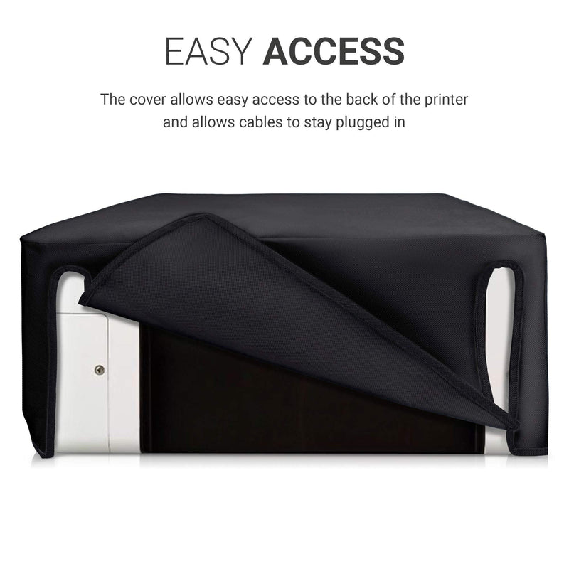 kwmobile Cover Compatible with Brother DCP-L2530DW / L2550DN / MFC-L2710DN / L2750DW - Dust Cover Printer Protector - Black