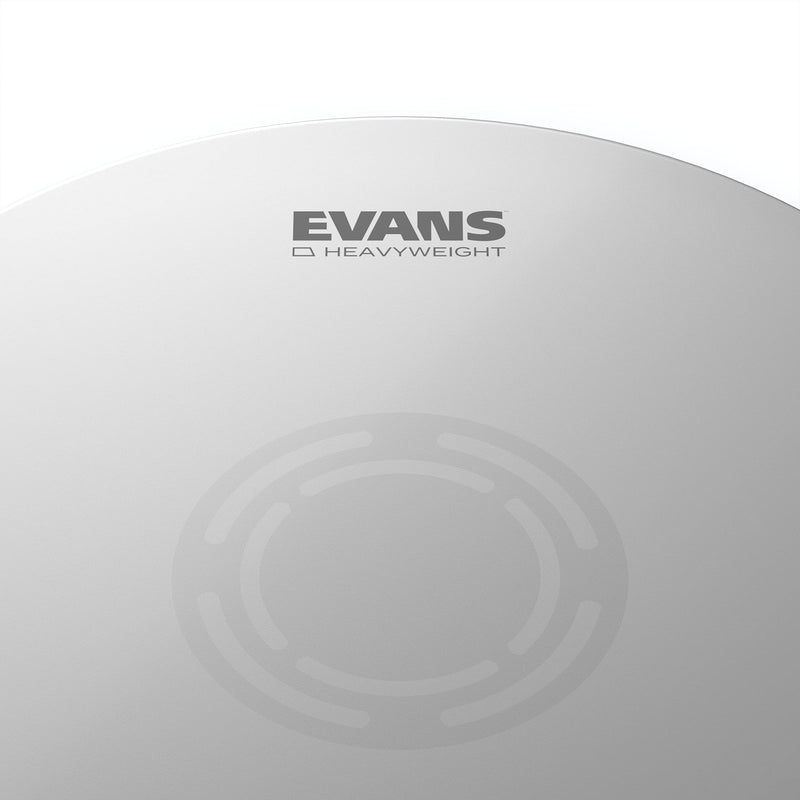 [AUSTRALIA] - Evans Heavyweight Coated Drumhead - Coated Snare Drum Head - Reverse Dot for Durability, Focus, Attack - 2 Plies of Film - 14 Inch 