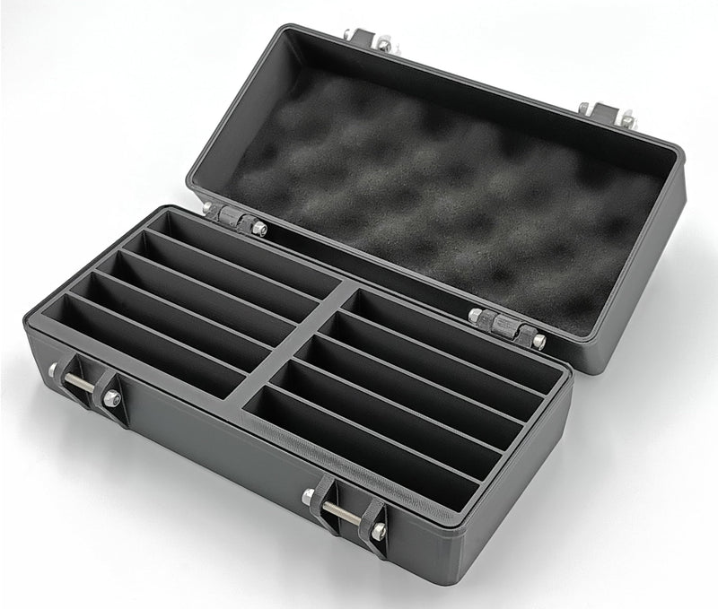 [AUSTRALIA] - Rugged Protective Carrying Case for Cassettes - Holds 10 Tapes 