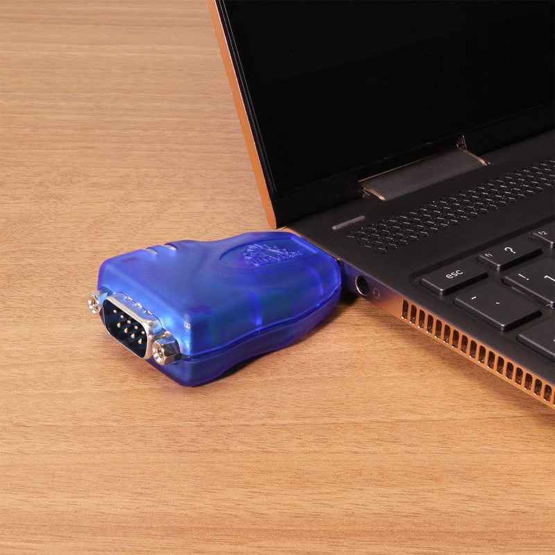 USBGear Mini USB 2.0 to RS-232 DB-9 Serial Adapter w/ 10kV Surge Protection