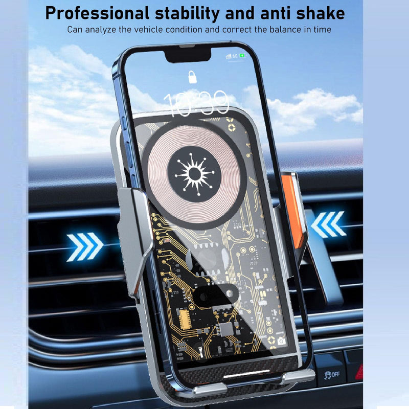 Car Charger, Air Vent Phone Charger Auto Clamping Touch for 4.7 to 7 Inch Phone (C11) C11