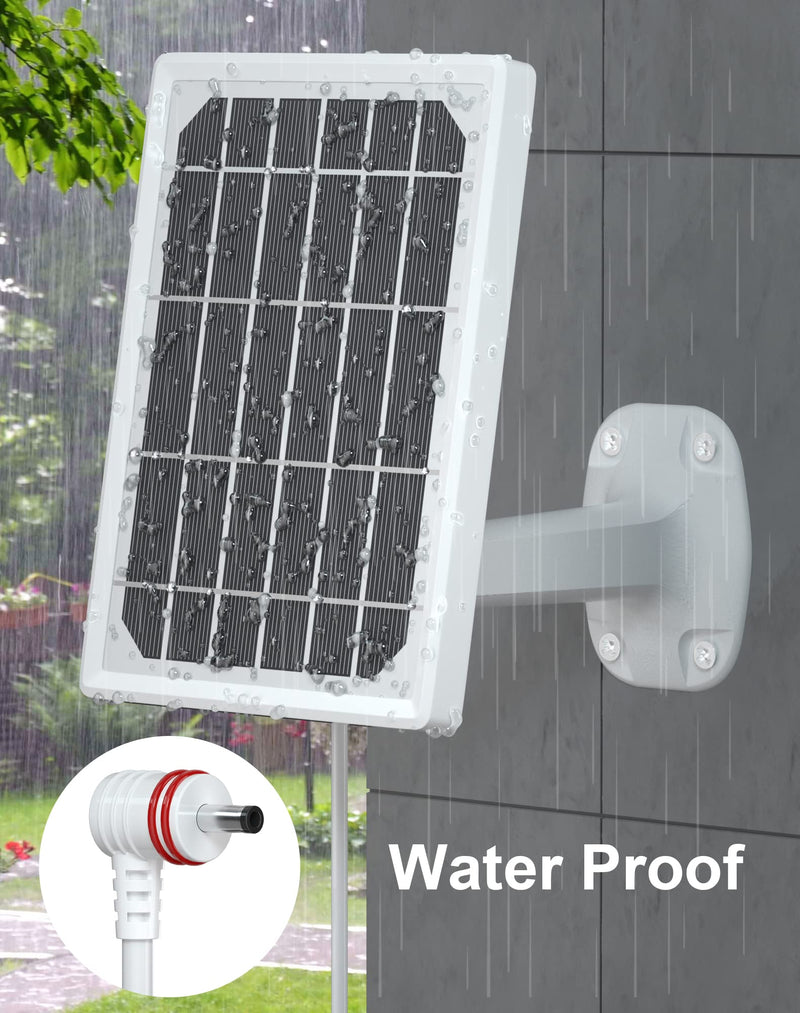 Solar Panel for Ring Camera, Camera Solar Panel Charger Compatible with Ring Stick Up Cam Battery & Spotlight Cam Battery/Plus/Pro,Waterproof, Fast Charging