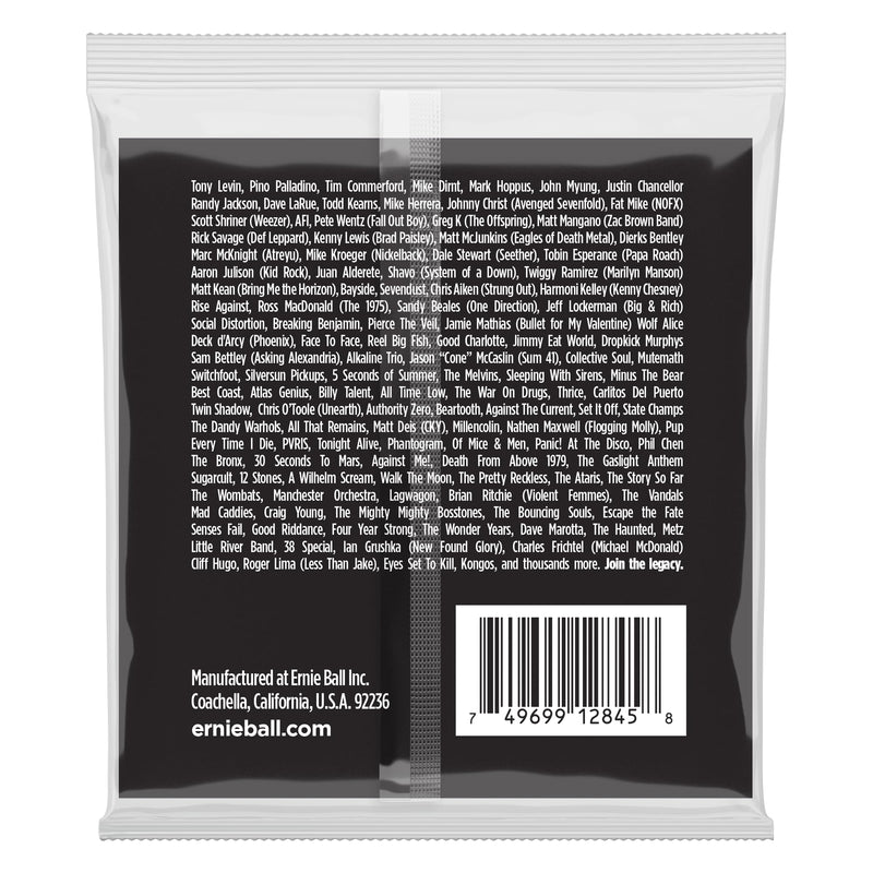Ernie Ball Extra Slinky Stainless Steel Bass Guitar Strings, 40-95 Gauge (P02845) Extra (40-95)