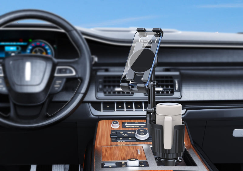 [AUSTRALIA] - Peastrex Cup Holder Tablet Mount, Ipad Cup Holder Car Mount with Adjustable Arm for Tablet iPhone 3-13in iPad Pro Air Mini, Fire, iPhone 15, Galaxy S24 Z Fold 5 