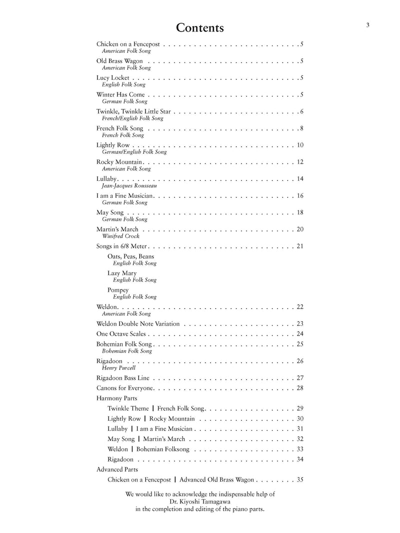 Learning Together: Sequential Repertoire for Solo Strings or String Ensemble (Violin), Book & Online Audio