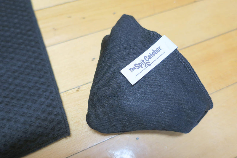 The Original Spit Catcher by Brasstache - For Brass/Wind Instruments, Ultra-Absorbent and Leakproof, Multi-layered Cloth Pad to Empty Your Spit, Self-Packing…… (Single) Single