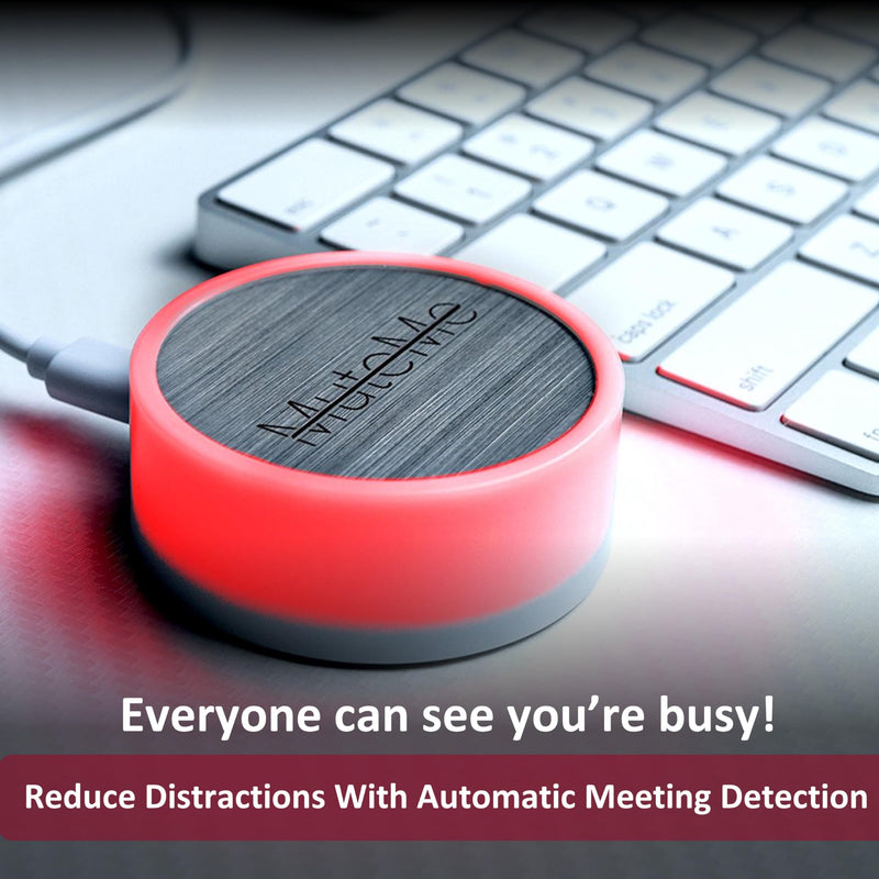Illuminated Physical Mute Button for Zoom, Teams, WebEx & More (As Seen on Shark Tank)! Mac/PC Compatible. USB Cord & Adapter Included. Free Software Download Required. New MuteMe