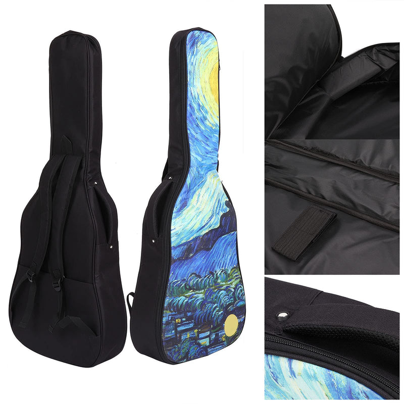 Guitar Bag, Exquisite Musical Instrument Storage Durable Guitar Accessories Soft Case for Storage(36 inches)