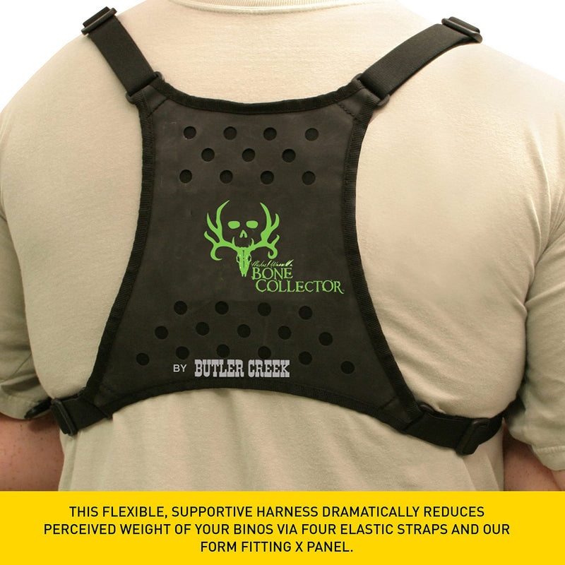 [AUSTRALIA] - Butler Creek Bone Collector Edition Deluxe Bino Caddy Binocular Harness, Black 