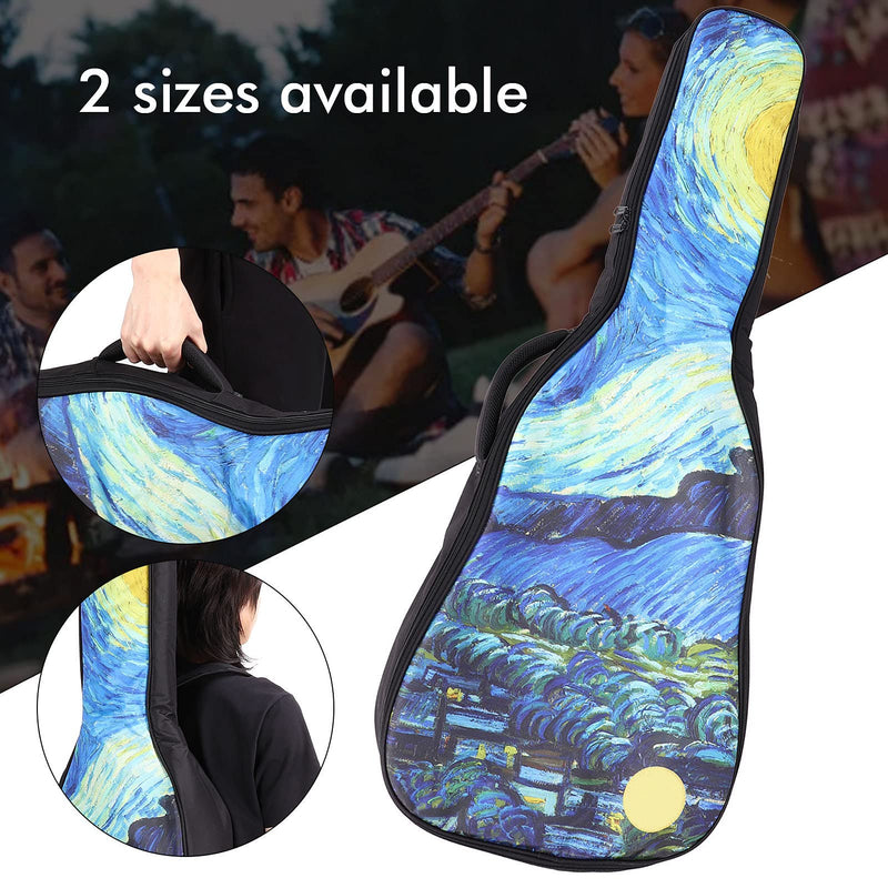 Guitar Bag, Exquisite Musical Instrument Storage Durable Guitar Accessories Soft Case for Storage(36 inches)