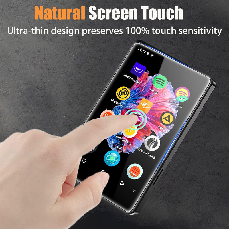 Compatible for Conrain MP3 Player Screen Protector, [6 Pack] Full Coverage TPU Clear Film Compatible for Conrain M4S 2.4 in Full Touch Screen MP3 Player (6 Pack) 6 Pack