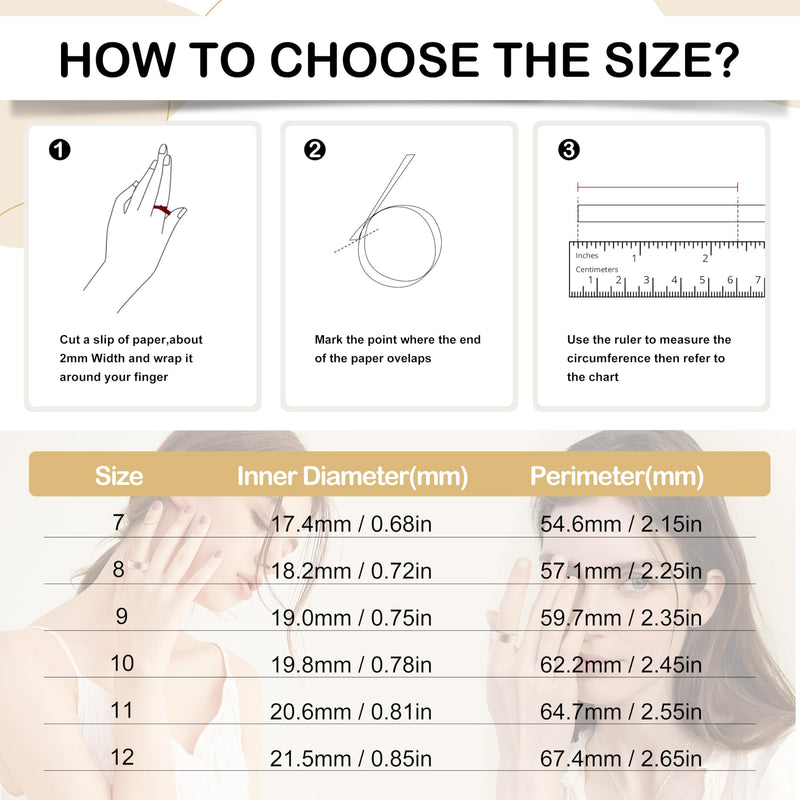 Smart Ring with Sleep Monitor for Women Men,Fitness Tracker with Heart Rate,Blood Oxygen,Steps,IP68 Waterproof Smart Rings,5-7 Days Battery Life for iOS Android,No App Fee（Gold,11）