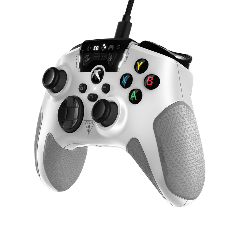 Turtle Beach Recon Controller Wired Gaming Controller for Xbox Series X & Xbox Series S, Xbox One & Windows 10 PCs Featuring Remappable Buttons, Audio Enhancements, and Superhuman Hearing - White