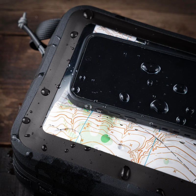 Rite in the Rain Monsoon Reach Medium Utility Bag, 9” x 7” x 3”, Touch Screen Compatible, Water tight TPU Construction Storage Bag (No. P797)