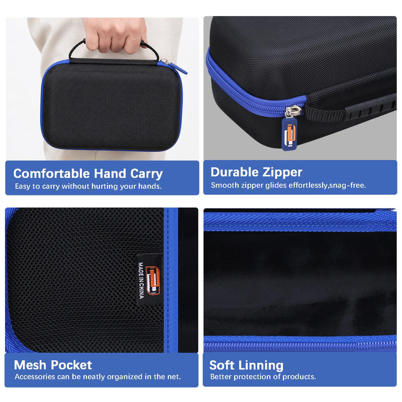 Hard EVA Carry Case Compatible with NETUM Bluetooth Barcode Scanner NT-1228BC, Portable Storage Box (Case Only)