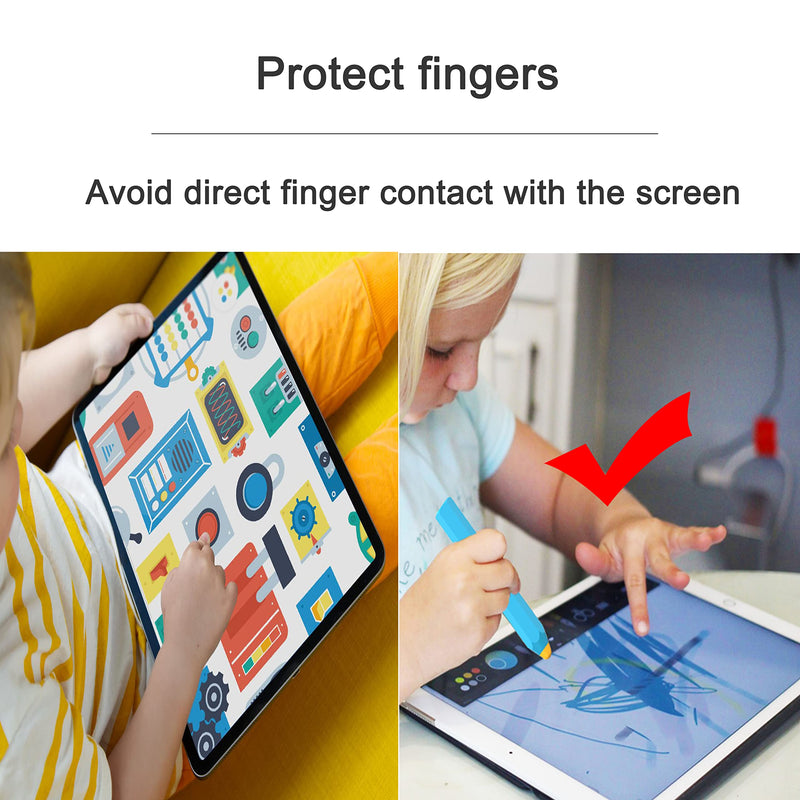 2022 Stylus Pens for Touch Screens, Kenkor Crayon Stylus for Kids Pencil Shape 3 Pack of Pink Blue Yellow Universal Capacitive Stylus Compatible with ipad/iPhone/Android/Kindle/Samsung/Microsoft Bule/Pink/Yellow